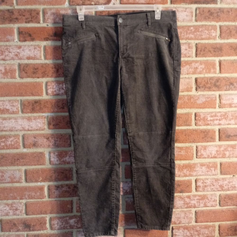 Loft corduroy skinny ankle pants